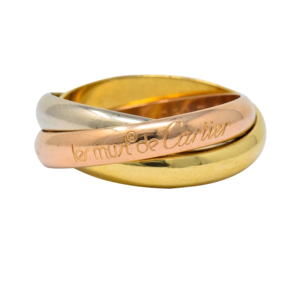 Cartier 18k Les Must De Cartier Tri Trinity Ring